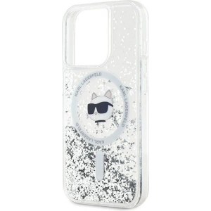 Kup Etui Karl Lagerfeld KLHMP15XLGCHSGH Apple iPhone 15 Pro Max kemény tok Liquid Glitter Choupette Head Magsafe átlátszó - KLD2094 - {ean13} - Sklep Home Screen