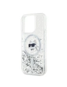 Kup Etui Karl Lagerfeld KLHMP15XLGCHSGH Apple iPhone 15 Pro Max hardcase Liquid Glitter Choupette Head Magsafe transparent - KLD2094 - {ean13} - Sklep Home Screen
