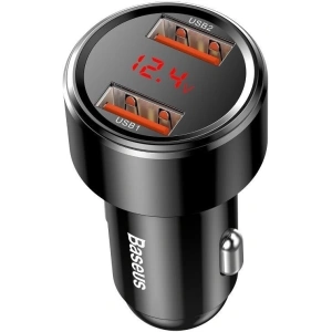 Car charger Baseus Magic 2x USB QC 3.0 45W Black