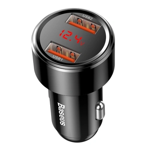 Kup Automobilní nabíječka Baseus Magic 2x USB QC 3.0 45W (černá) - BSU698BLK - {ean13} - Sklep Home Screen