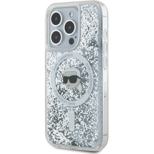 Kup Case Karl Lagerfeld KLHMP15XLGKISGH Apple iPhone 15 Pro Max Hardcase Liquid Glitter Karl Head Magsafe transparent - KLD2095 - {ean13} - Sklep Home Screen