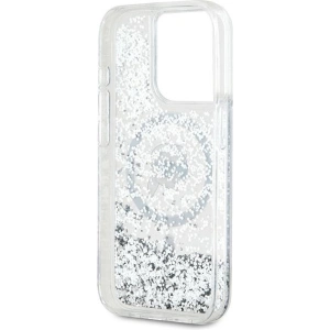 Kup Case Karl Lagerfeld KLHMP15XLGKISGH Apple iPhone 15 Pro Max Hardcase Liquid Glitter Karl Head Magsafe transparent - KLD2095 - {ean13} - Sklep Home Screen