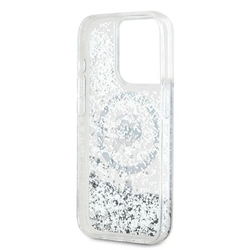Kup Case Karl Lagerfeld KLHMP15XLGKISGH Apple iPhone 15 Pro Max Hardcase Liquid Glitter Karl Head Magsafe transparent - KLD2095 - {ean13} - Sklep Home Screen
