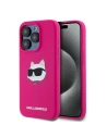 Kup Case Karl Lagerfeld KLHMP15XSCHPPLF Apple iPhone 15 Pro Max Hartschale Silikon Choupette Head MagSafe rosa/fuchsia - KLD2096 - {ean13} - Sklep Home Screen