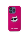 Kup Case Karl Lagerfeld KLHMP15XSCHPPLF Apple iPhone 15 Pro Max Hartschale Silikon Choupette Head MagSafe rosa/fuchsia - KLD2096 - {ean13} - Sklep Home Screen