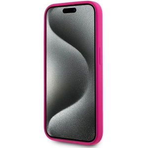 Kup Etui Karl Lagerfeld KLHMP15XSCHPPLF Apple iPhone 15 Pro Max hardcase Silicone Choupette Head MagSafe roz/ fuchsia - KLD2096 - {ean13} - Sklep Home Screen