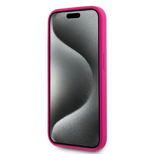 Kup Case Karl Lagerfeld KLHMP15XSCHPPLF Apple iPhone 15 Pro Max Hartschale Silikon Choupette Head MagSafe rosa/fuchsia - KLD2096 - {ean13} - Sklep Home Screen