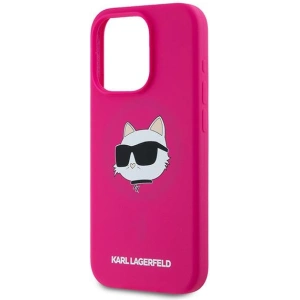 Kup Etui Karl Lagerfeld KLHMP15XSCHPPLF Apple iPhone 15 Pro Max hardcase Silicone Choupette Head MagSafe roz/ fuchsia - KLD2096 - {ean13} - Sklep Home Screen