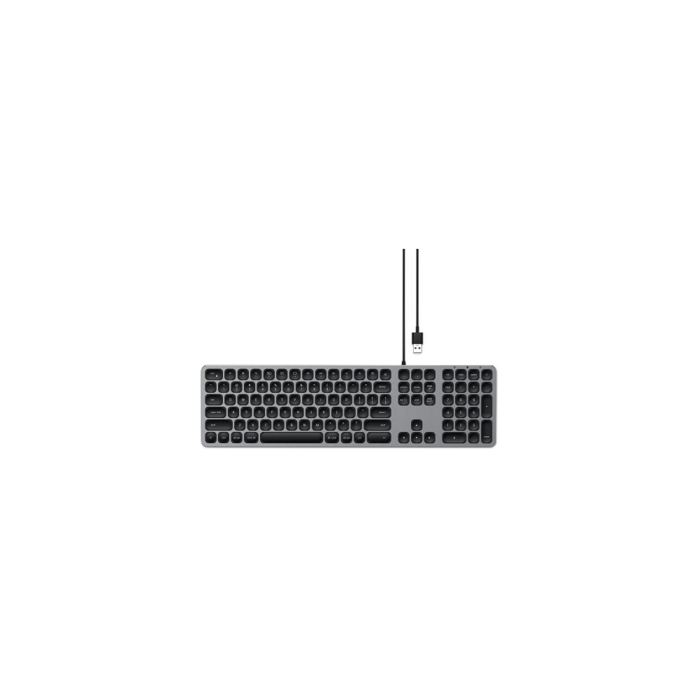 Klawiatura aluminiowa Satechi Aluminum Wired Keyboard USB-A space gray