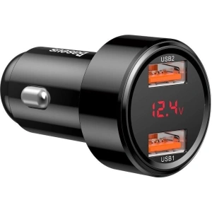 Kup Autós töltő Baseus Magic 2x USB QC 3.0 45W (fekete) - BSU698BLK - {ean13} - Sklep Home Screen