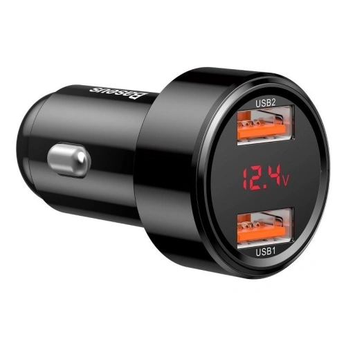 Kup Automobilní nabíječka Baseus Magic 2x USB QC 3.0 45W (černá) - BSU698BLK - {ean13} - Sklep Home Screen