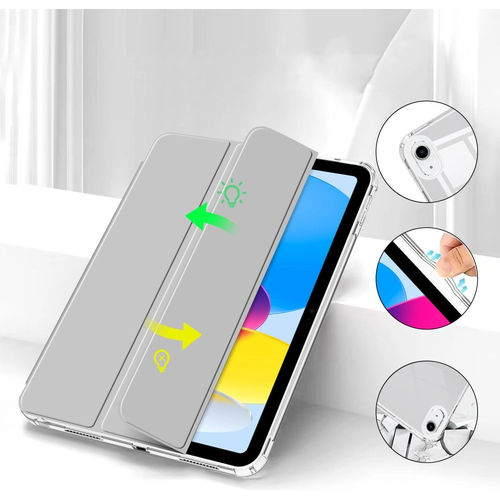 Etui Tech-Protect SmartCase Pen Hybrid Apple iPad 10.9" 2022 (10. generacji) Grey