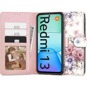 Tech-Protect Wallet Xiaomi Redmi 13 Blossom Flower