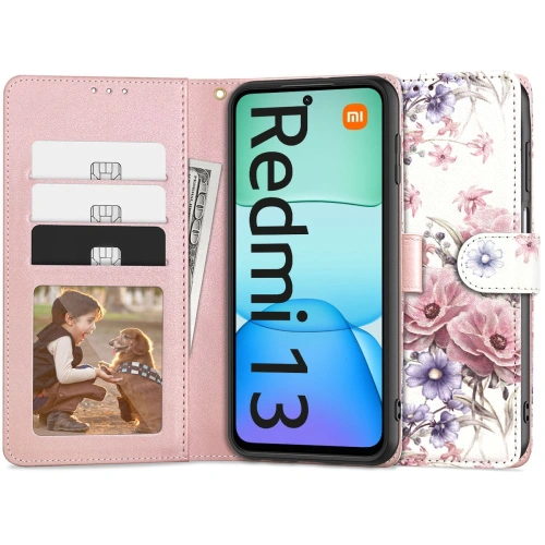 Kup Case Tech-Protect Wallet Xiaomi Redmi 13 Blütenblume - THP2869 - {ean13} - Sklep Home Screen