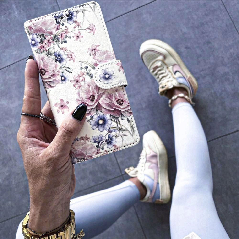 Etui Tech-Protect Wallet Xiaomi Redmi 13 Blossom Flower