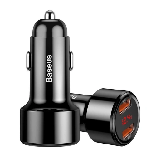 Kup Automobilní nabíječka Baseus Magic 2x USB QC 3.0 45W (černá) - BSU698BLK - {ean13} - Sklep Home Screen