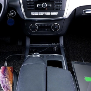 Kup Automobilní nabíječka Baseus Magic 2x USB QC 3.0 45W (černá) - BSU698BLK - {ean13} - Sklep Home Screen