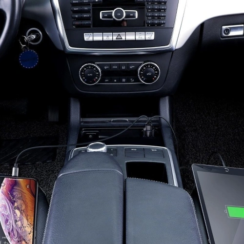 Kup Încărcător auto Baseus Magic 2x USB QC 3.0 45W (negru) - BSU698BLK - {ean13} - Sklep Home Screen