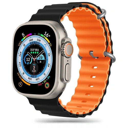 Kup Tech-Protect IconBand Pro Apple Watch 4/5/6/7/8/9/SE/Ultra 1/2 42/44/45/49mm schwarz/orange - THP2873 - {ean13} - Sklep Home Screen