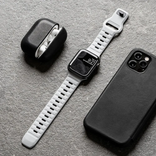 Kup Tech-Protect IconBand Linie Apple Watch 4/5/6/7/8/9/SE/Ultra 1/2 42/44/45/49mm arktisch grau - THP2876 - {ean13} - Sklep Home Screen