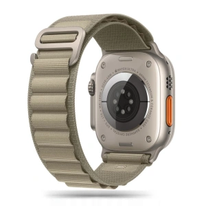 Kup Tech-Protect Nylon Pro Apple Watch 4/5/6/7/8/9/SE/Ultra 1/2 42/44/45/49mm titan/oliv - THP2879 - {ean13} - Sklep Home Screen