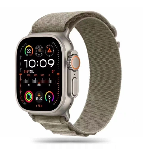 Kup Tech-Protect Nylon Pro Apple Watch 4/5/6/7/8/9/SE/Ultra 1/2 42/44/45/49mm titan/oliv - THP2879 - {ean13} - Sklep Home Screen
