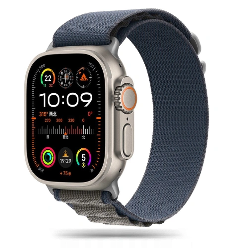 Kup Tech-Protect Nylon Pro Apple Watch 4/5/6/7/8/9/SE/Ultra 1/2 42/44/45/49mm navy/grau - THP2880 - {ean13} - Sklep Home Screen