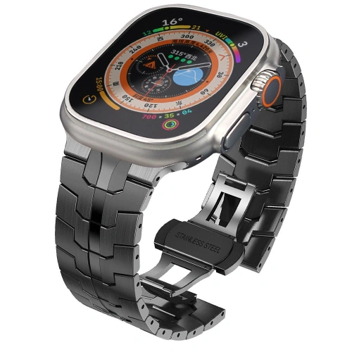Kup Pásky Tech-Protect Stainless Line Apple Watch 4/5/6/7/8/9/SE/Ultra 1/2 42/44/45/49mm černá - THP2881 - {ean13} - Sklep Home Screen