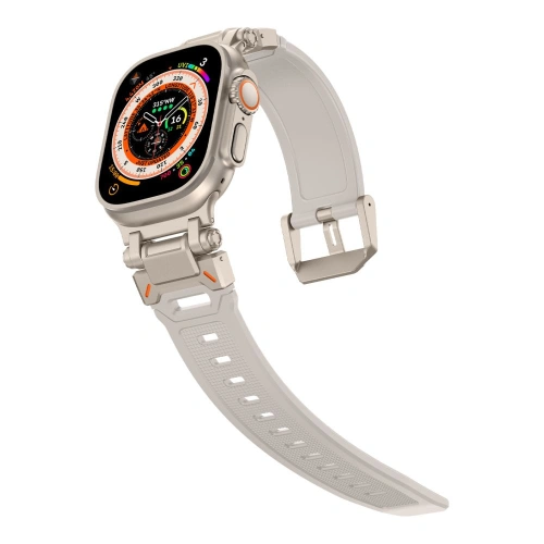 Kup Pasek Tech-Protect Delta Pro Apple Watch 4/5/6/7/8/9/SE/Ultra 1/2 42/44/45/49mm starlight/titanium - THP2884 - {ean13} - Sklep Home Screen