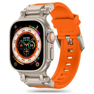Kup Belt Tech-Protect Delta Pro Apple Watch 4/5/6/7/8/9/SE/Ultra 1/2 42/44/45/49mm orange/titanium - THP2885 - {ean13} - Sklep Home Screen