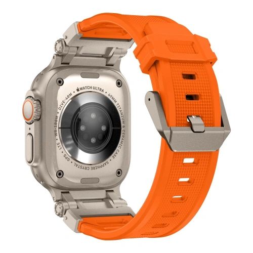 Kup Belt Tech-Protect Delta Pro Apple Watch 4/5/6/7/8/9/SE/Ultra 1/2 42/44/45/49mm orange/titanium - THP2885 - {ean13} - Sklep Home Screen
