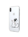 Kup Karl Lagerfeld KLHCPXCFNRC iPhone X/Xs Hartschalenetui transparent Choupette Fun - KLD191CL - {ean13} - Sklep Home Screen