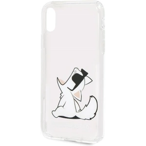 Kup Karl Lagerfeld KLHCPXCFNRC iPhone X/Xs Hartschalenetui transparent Choupette Fun - KLD191CL - {ean13} - Sklep Home Screen