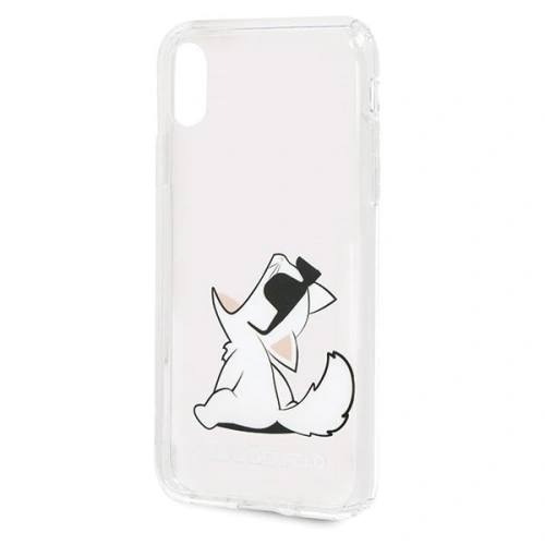 Kup Karl Lagerfeld KLHCPXCFNRC iPhone X/Xs Hartschalenetui transparent Choupette Fun - KLD191CL - {ean13} - Sklep Home Screen