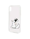 Kup Karl Lagerfeld KLHCPXCFNRC iPhone X/Xs Hartschalenetui transparent Choupette Fun - KLD191CL - {ean13} - Sklep Home Screen