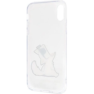 Kup Karl Lagerfeld KLHCPXCFNRC iPhone X/Xs Hartschalenetui transparent Choupette Fun - KLD191CL - {ean13} - Sklep Home Screen