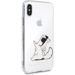 Kup Karl Lagerfeld KLHCPXCFNRC iPhone X/Xs Hartschalenetui transparent Choupette Fun - KLD191CL - {ean13} - Sklep Home Screen
