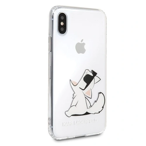 Buy Karl Lagerfeld KLHCPXCFNRC iPhone X/Xs hardcase transparent Choupette Fun - KLD191CL - {ean13} - Home Screen Store Europe