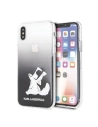 Karl Lagerfeld KLHCPXCFNRCBK iPhone X/Xs Hartschalenetui schwarz/schwarz Choupette Fun