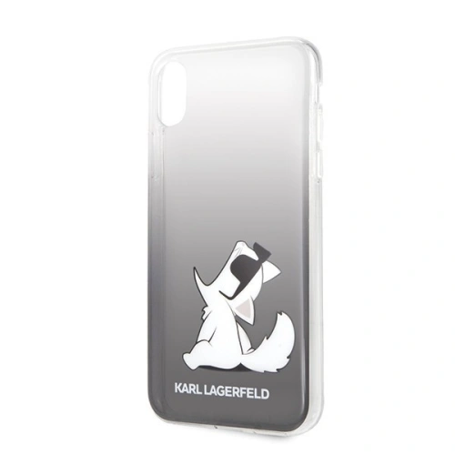 Kup Karl Lagerfeld KLHCPXCFNRCBK iPhone X/Xs Hartschalenetui schwarz/schwarz Choupette Fun - KLD192BLK - {ean13} - Sklep Home Screen