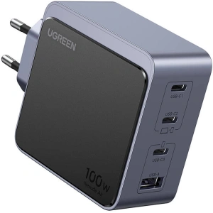 Kup UGREEN Nexode Air 100W USB-A Netzladegerät, 3xUSB-C grau - UGR1850 - {ean13} - Sklep Home Screen