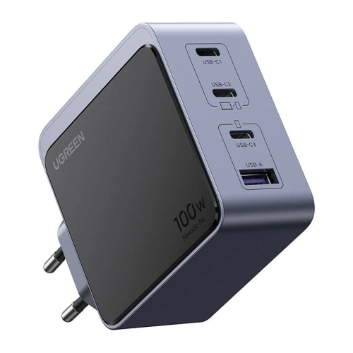 Kup UGREEN Nexode Air 100W USB-A Netzladegerät, 3xUSB-C grau - UGR1850 - {ean13} - Sklep Home Screen