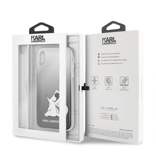 Kup Karl Lagerfeld KLHCPXCFNRCBK iPhone X/Xs hardcase czarny/black Choupette Fun - KLD192BLK - {ean13} - Sklep Home Screen