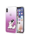 Karl Lagerfeld KLHCPXCFNRCPI iPhone X/Xs hardcase rózsaszín/pink Choupette Fun