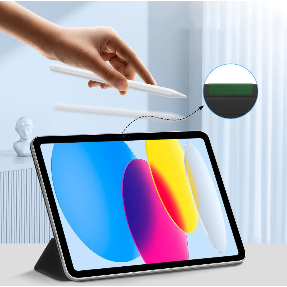 Etui Tech-Protect SmartSase Magnetic Apple iPad 10.9" 2022 (10. generacji) Black