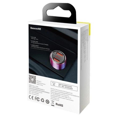 Kup Încărcător auto Baseus Magic 2x USB QC 3.0 45W (roșu-albastru) - BSU701REDBLU - {ean13} - Sklep Home Screen