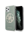 Husă Guess GUHCN65PCUGLKA Apple iPhone 11 Pro Max khaki hard case 4G Circle Glitter