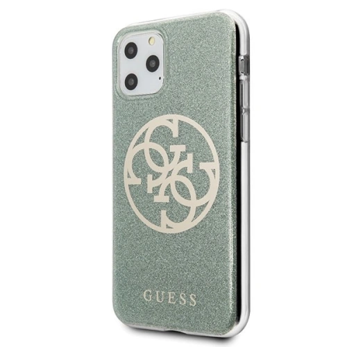 Kup Husă Guess GUHCN65PCUGLKA Apple iPhone 11 Pro Max khaki hard case 4G Circle Glitter - GUE282KHA - {ean13} - Sklep Home Screen