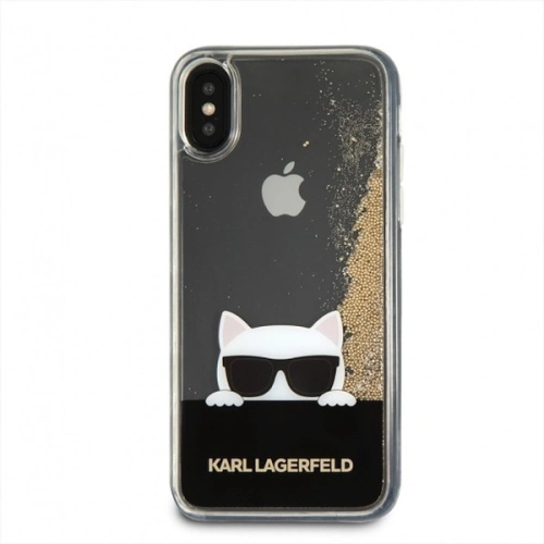 Kup Karl Lagerfeld KLHCPXCHPEEGO iPhone X zlatý/hard case Liquid Glitter - KLD195GLD - {ean13} - Sklep Home Screen