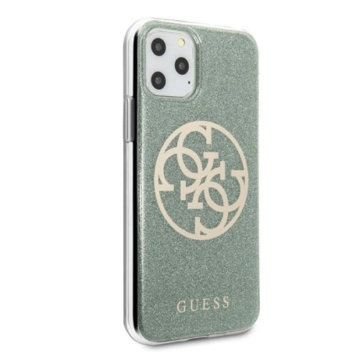 Kup Husă Guess GUHCN65PCUGLKA Apple iPhone 11 Pro Max khaki hard case 4G Circle Glitter - GUE282KHA - {ean13} - Sklep Home Screen